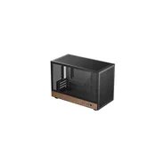DEEPCOOL CH260 WOOD Micro-ATX kucište, bez napajanja, crno, sa staklenim stranicama