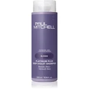 Paul Mitchell Blonde Platinum Plus Deep Violet Shampoo vijoličen šampon za nevtralizacijo rumenih odtenkov 300 ml