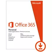 MICROSOFT programska oprema Office 365 Personal Subscription (1 leto), (QQ2-00012)