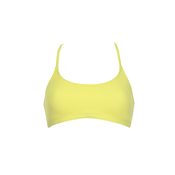 VIVID Bikini zgornji del rumena/črna/bela