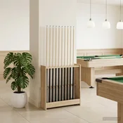 vidaXL Držalo za biljardne palice Inženirski les 60 x 20 x 57 cm