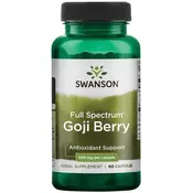 Polni spekter goji jagod, 500 mg - 60 kapsul
