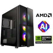 INSTAR računalo Gamer Titan V5 (AMD Ryzen 9 9950X3D up to 5.7GHz, vodeno hlađenje, 64GB DDR5, 4TB + 4TB NVMe SSD, NVIDIA GeForce RTX5090 32GB, No ODD)