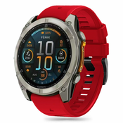 TECH-PROTECT SILICONE LINE GARMIN FENIX 5X/5X PLUS/6X/6X PRO/7X/8 (51 MM) RED