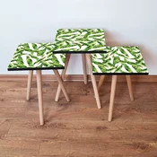 Hanah Home Set klub stocica 3Shp284, 3 komada, Šarena