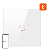 Avatto ZIGBEE STIKALO ZA LUČI NA DOTIK AVATTO ZTS02-EU-W1 SINGLE TUYA (BELO)