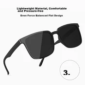 Caponi Unisex naocare za sunce, Crno-sive