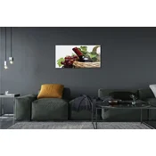 tulup.si Slika na akrilnem steklu Trash grozdje za vino 120x60 cm 4 obešalnika