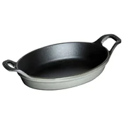Pekač Staub Oval Mini, grafitni, 250 ml