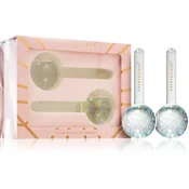 Crystallove Cryolift Ice Globes Crystal pripomoček za masažo za obraz 2 kos