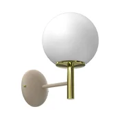 Zidna lampa AWINION 1xE27/15W/230V bež/zlatna