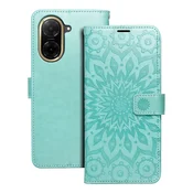 OEM Torba MEZZO Book za XIAOMI Redmi A5 (173,3 x 79,4 x 8,26) v zeleni barvi z motivom mandale