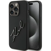 Karl Lagerfeld KLHCP15LSKSBMCK iPhone 15 Pro 6.1 black hardcase Silicone Karl Script (KLHCP15LSKSBMCK)
