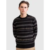 Redefined Rebel RRHendrix Knit Boxy Fit moški pulover black
