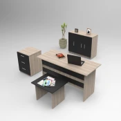 Hanah Home Kancelarijski set Hrast-Crni