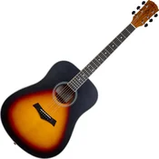 Arrow Silver D Tobacco Burst Akustična kitara (Samo odprto)