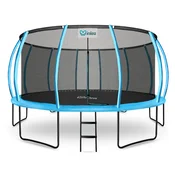 INLEA ULTIMATE Jump Trampolin 500 cm z notranjo zaščitno mrežo – svetlo modra