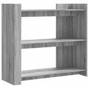 Vidaxl Konzolna mizica siva sonoma 100x35x90 cm inženirski les