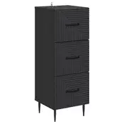 Ormar s ladicama Crna 33 x 34,5 x 89,5 cm Konstruirano drvo