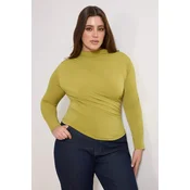 Trendyol Curve Ženska bluza Tbbaw26Af00104, Zelena
