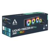 ARCTIC LIQUID FREEZER III PRO 360mm A-RGB vodno hlajenje za INTEL/AMD procesorje (crn)