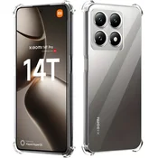 Overboard Ovitek za Xiaomi 14T Pro, odporen proti padcem, prozoren
