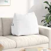 Jastuk za leda Bijelo 60 x 20 x 50 cm tkanina