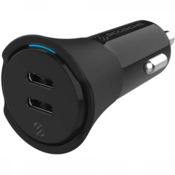 SCOSCHE SCOSCHE, PowerVolt PD40, avtomobilski polnilec, dvojni priključek 40W USB-C., (21166492)