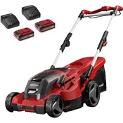 Akumulatorska kosilnica Einhell GE-CM 36/37 Li, 36 V (2x18V), 2x Li-Ion baterija Plus 4.0Ah, rdeča/črna