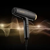 BaByliss PRO Falco Hair dryer BLACK & GOLD sušilnik za lase z vgrajeno funkcijo ionizacije 1 kos