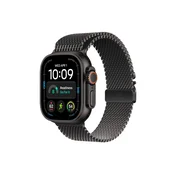 APPLE Watch Ultra 4 GPS + Cellular 49mm Black Titanium Case with Black Titanium Milanese Loop - S (MJAU4SE/A)