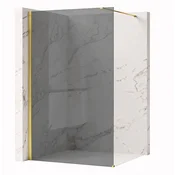 Stena za prhanje Rea Flexi Grey/Gold 110