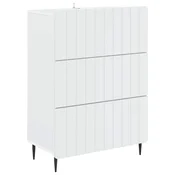 Ormar s ladicama Bijela 66 x 34,5 x 92 cm Konstruirano drvo