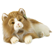 Plišana igračka Rappa Eko prijatelji - Perzijska mačka, dvobojna, ležeća, 25 cm