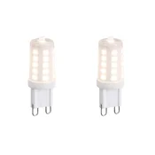 Komplet 2 zatemljivih LED žarnic G9 Opal 3W 250lm 2700K