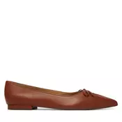 Lauren Ralph Lauren balerinke usnjene Londyn Lace Up