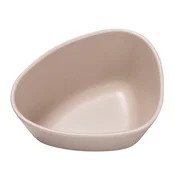 Servirna skleda KRIVLJINA 22 cm, pesek, kamnita posoda, LIND DNA