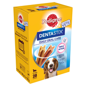 Pedigree Dentastix Daily Oral Care - Mult pakiranje (28 komada) za srednje velike pse (10-25 kg)