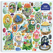 Galison - Puzzle Domača jajca - 500 kosov