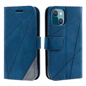 Modra Flip Line torbica (iPhone 14)