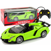 slomart LEAN TOYS Daljinsko vodeno športno vozilo R/C 1:18 zeleno