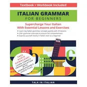 Italian Grammar for Beginners Textbook + Workbook Included
