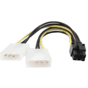 Kabl za VGA napajanje 2xMolex na 6-Pin 15cm
