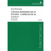 WIENIAWSKI:ETUDES-CAPRICES OP.18/LECOLE MODERNE OP.10 VIOLINE SOLO