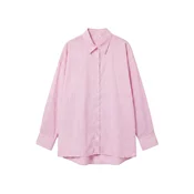 Pull&Bear Bluza mornarska / svetlo roza / bela