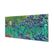 tulup.si Zidna obloga za kuhinju Art rože perunike 125x50 cm