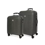 Jada Toys Komplet luksuznih potovalnih kovčkov ABS INDIA Antracita, 70cm/55cm, 5089522