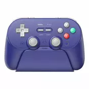 8BITDO Bežicni gamepad 8BitDo Pro 3 BT/2.4Ghz/Multi platform/Vibracija/Hall Effect/TMR/Purple edition+Dock