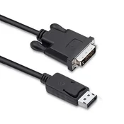 Kabel Qoltec DisplayPort | DVI (24+1) moški 1,8 m