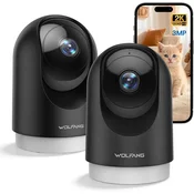 slomart WOLFANG notranja 2K nadzorna kamera, 360 PTZ, WiFi, sledenje, nočni vid, dvosmerna komunikacija